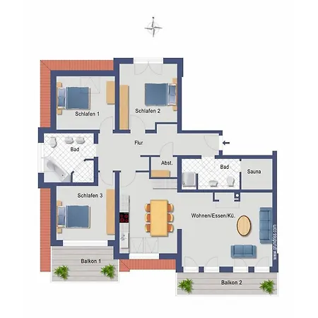 Residenz Unter Den Linden - Mit Sauna Apartment *